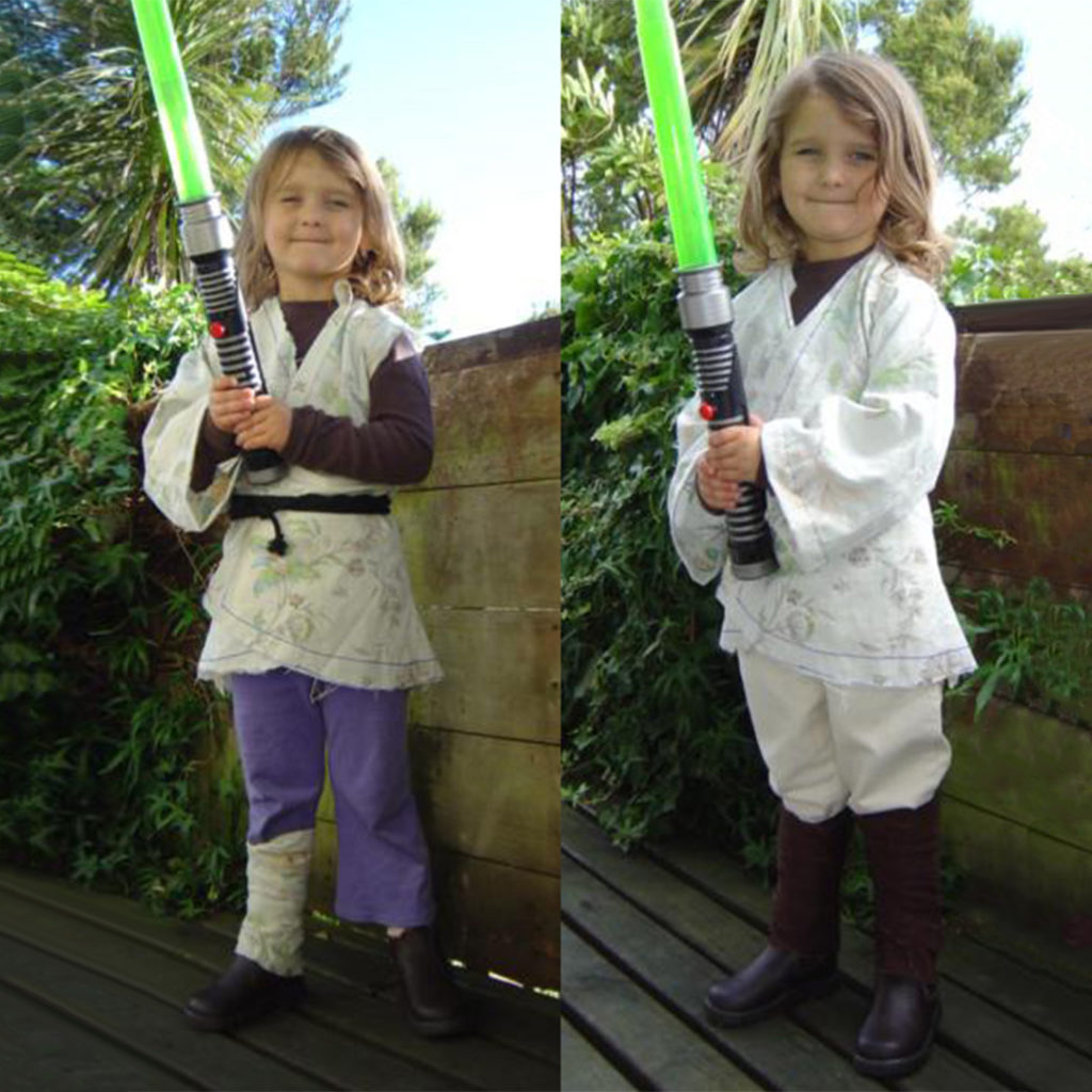 Jedi Youngling Costume Mockup