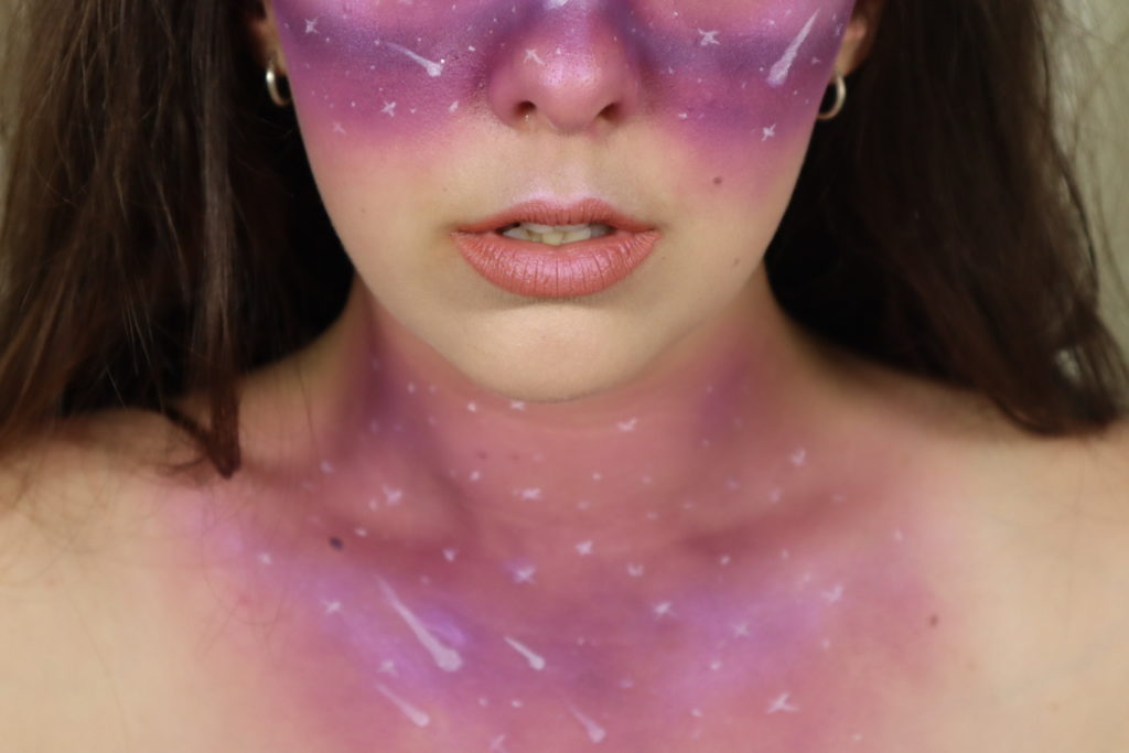 Purple Galaxy Makeup